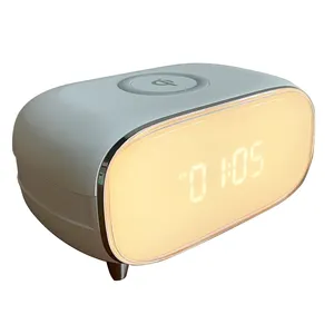 Novidade Best Selling Sunrise Wake Up Light Display LED Despertador