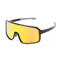 Nouvelles lunettes de soleil de sport surdimensionnées TR90 avec logo personnalisé pour le cyclisme, la course à pied, les activités de plein air, protection UV400, unisexe, lunettes de vélo