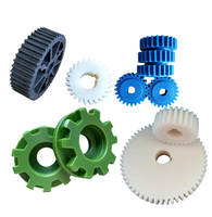 Fabrication sur mesure OEM de grandes engrenages en nylon PA66 par usinage CNC de précision, découpe, extrusion, moulage par injection, quincaillerie ODM