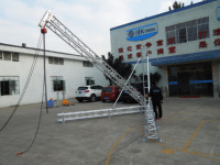 Aluminio al aire libre usado móvil simple objetivo post altavoz Torre soporte truss