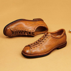 Chaussures en cuir pour hommes, style Old Money, confort décontracté, rétro, pour affaires et trajets quotidiens 2026 - Product Image 2