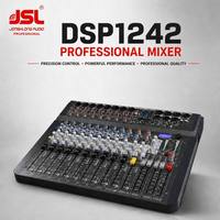 Console de mixage audio professionnelle 12 canaux, 4 groupes, avec 32 effets DSP, Bluetooth, carte son USB pour enregistrement live sur scène