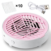 Nouvel aspirateur à ongles MJXCQ-858-M12 alimenté par USB avec filtre, petit filtre à poussière pour ongles avec 3 options de couleur, collecteur de poussière pour ongles