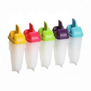 5 pezzi grandi stampi per ghiaccioli in plastica vari colori-scatola da 80 per divertimento estivo! - Product Image 2