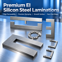 Noyaux de transformateur en acier au silicium EI240-4H, laminations personnalisées, haute perméabilité magnétique pour alimentation électrique et audio