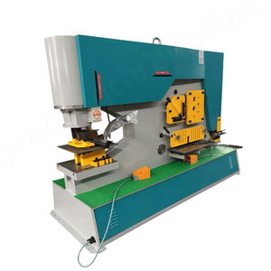 Presse hydraulique multifonctionnelle pour la coupe d'angle de tôle d'acier, le poinçonnage, le cisaillement et l'encochage. - Product Image 4