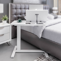 Bureau noir réglable de Tableau de côté de lit de taille mobile de Offres Spéciales commodité pour la maison/chambre à coucher/bureau