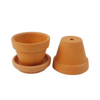Mini pots en terre cuite de 1.9 pouces pour fleur de cactus succulente petite jardinière en céramique pour jardin et usage extérieur