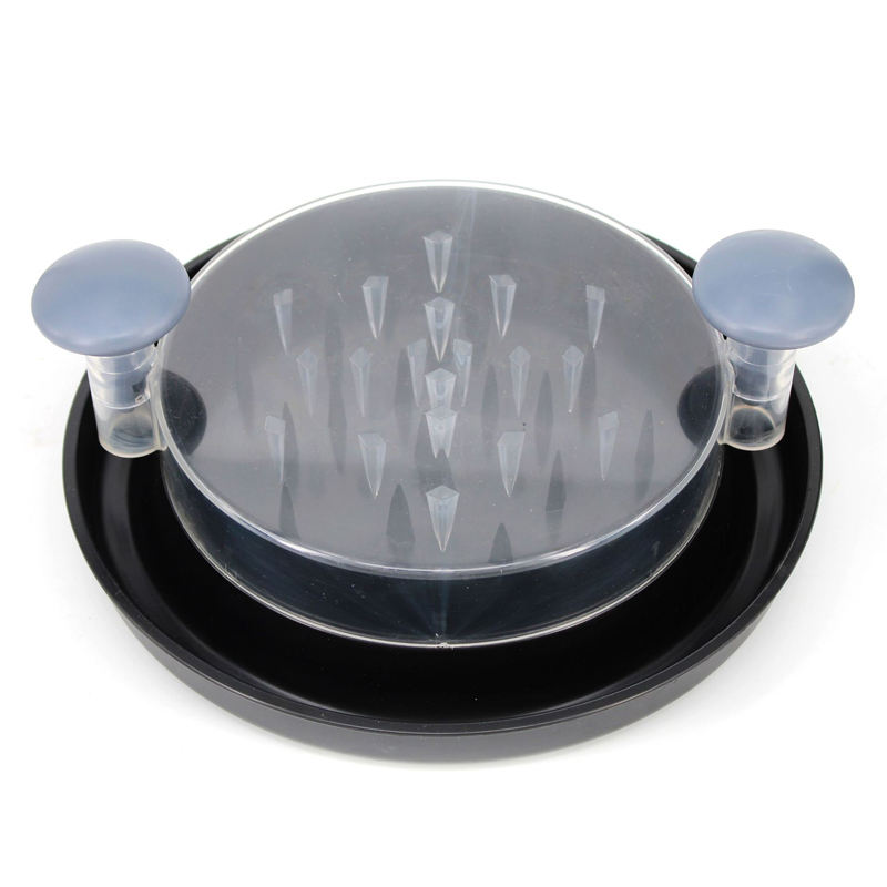 25*25*8ซม. ฝาครอบโปร่งใส-สีดำ