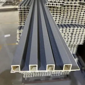 SONSILL деревянная облицовка ПВХ покрытием рифленая настенная доска настенная панель для внутренней отделки