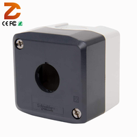 Station de commande à bouton-poussoir vide Schneider Electric XALD01 Harmony XALD 22mm à trou unique en polycarbonate