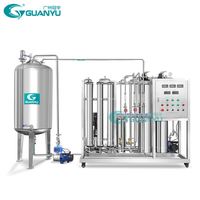 Machine de traitement d'eau RO 500LPH 1000LPH et système de filtration par osmose inverse pour usage commercial et industriel