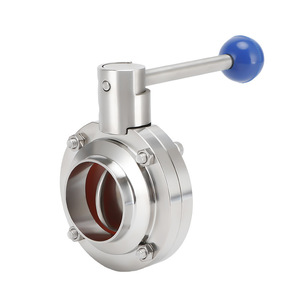 Vanne papillon D61X en acier inoxydable de qualité industrielle, soudée par bout à bout, à commande manuelle par tige de tirage, pour applications de régulation de débit d'eau en gros - Product Image 4