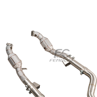 Tuyau d'échappement isolé SS304 pour Mercedes-Benz AMG W218 CLS63 5.5L M157 2013-2017, tuyaux d'échappement haute performance pour améliorer la puissance