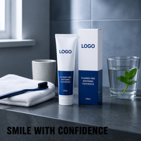 Dentifrice Probiotique Blanchissant Anti-Caries OEM ODM Marque Privée Formule Personnalisée Menthe Haleine Fraîche Usage Domestique Prix Usine Faible MOQ