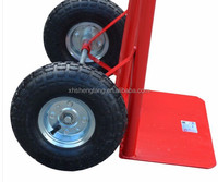 250 KG Capacidad de acero Push Hand Truck Personalizable OEM Cargo Trolley con estructura de plataforma