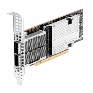 อะแดปเตอร์เครือข่าย ConnectX-7 VPI แบบสองพอร์ต 200GbE NDR200 QSFP112 PCIe Gen5 X16 RDMA สำหรับ HPC และศูนย์ข้อมูล AI "MCX755106AS-HEAT" - Product Image 1