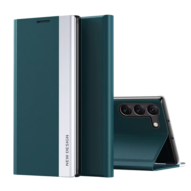 For Redmi Xiaomi Side Electroplated Adsorption Leather Phone Case for Redmi Note13pro Note 10 11 Pro K 50 60 Pro