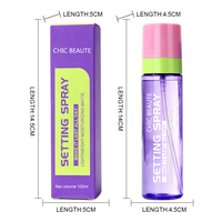 CHIC BEAUTE Spray Fixateur de Maquillage Hydratant, Contrôle du Sébum, Longue Tenue, Imperméable, Fini Mat