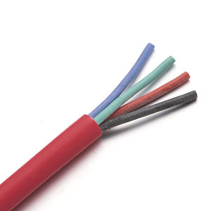 <span class=keywords><strong>Cable</strong></span> de Alarma contra Incendios CAT <span class=keywords><strong>3</strong></span> Blindado e Ignífugo de Fábrica HOTION, <span class=keywords><strong>Cable</strong></span> de Cobre Desnudo Trenzado 4x2X24AWG de 8 Núcleos con Revestimiento LSZH para Edificios - Product Image 2