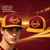 Casquette Snapback à Visière Plate Bicolore pour Sports d'Équipe avec Logo Brodé 3D – Fourniture en Gros pour Grossistes