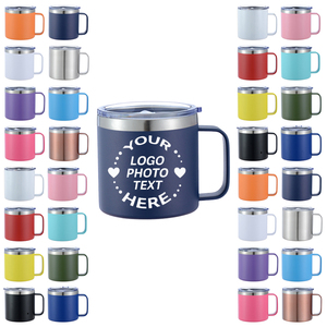 <span class=keywords><strong>Mug</strong></span> personnalisable à sublimation <span class=keywords><strong>avec</strong></span> poignée, impression de logo et photo personnalisés, acier inoxydable 304 isolé, 14 oz, tasse multicolores - Product Image 1