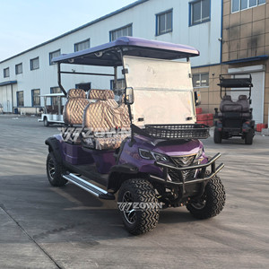 Carrito de Golf Eléctrico de 6 Plazas con Certificación CE, Batería de Litio, para Campos de Golf, Resorts, Villas y Turismo - Product Image 1