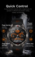 Nouvelle montre connectée HT53 pour homme, GPS d'extérieur, robuste, tracker de fitness, étanche IP68, LED, surveillance de la fréquence cardiaque et de l'oxygène sanguin, OEM/ODM
