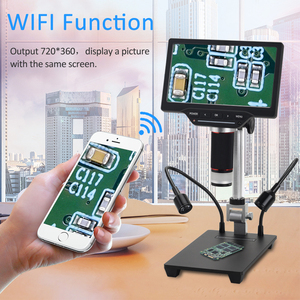 2025 Hottest 7 inch Wifi + Đo lường kính hiển vi kỹ thuật số 16MP 1200x kính hiển vi cho điện thoại di động sửa chữa điện tử vms700pro - Product Image 5