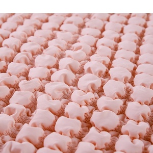 Thiết kế mới 100% Polyester chần bong bóng vòng tròn thêu vải cotton đầy đủ quần áo & chần Hành Lý Vải ngắn sang trọng - Product Image 5