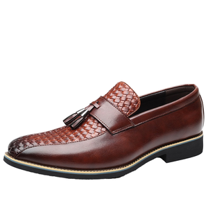 Mocasines de Cuero Genuino Suaves y Transpirables Antideslizantes Zapatos Casuales de Verano para Hombre QS111D171 - Product Image 1