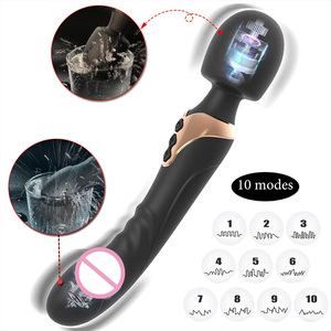 Vibrador de doble cabezal portátil para mujer, juguete sexual para adultos, masajeador de punto G, masturbador con carga USB, 10 modos, resistente al agua - Product Image 2