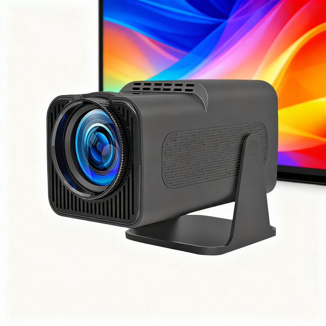 F600 HY320 Android 11 Smart Portable Projector 260ANSI HD LED Projector Support 4K WiFi Home Theater Outdoor Cinema Projector