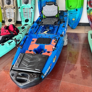 Kayak Modular de 10 pies 2025 con Certificación CE, Bote de Pesca Individual con Compartimento de Almacenamiento de 60L, Motor Fishman, PE, para Actividades Acuáticas - Product Image 4