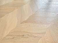 Parquet en bois à motifs irréguliers, forme de feuille, parquet en bois à motifs hexagonaux