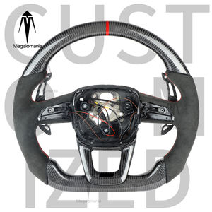 Volant en fibre de carbone pour <span class=keywords><strong>Audi</strong></span> Q3 Q5 Q7 Q8 Q5L Q7L RSQ7 QSQ5 RSQ8 RSQ3 SQ5 S3 S4 S5 S6 S7 S8 A3 A4 A6 A5 A7 Volant - Product Image 2