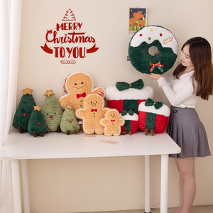 Colorful Christmas Santa Pillow Plush Toy Doll <b>Gingerbread</b> <b>Man</b> Christmas Doll Gift Holiday <b>Decoration</b> - Product Image 2