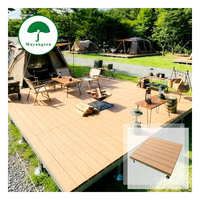 Pflegeleichte Holz-Kunststoff-Verbundplatten Modulare Erhöhte WPC-Terrassenplattform Vorgefertigte Ineinandergreifende Bodenbeläge für Outdoor-Camping-Aufenthalte