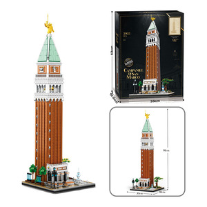 Bloques de Construcción Educativos DIY, 3903 Piezas, Torre del Campanario de San Marcos, Modelo de <span class=keywords><strong>Arquitectura</strong></span> Famosa, Juguetes de Bloques de Construcción para Niños - Product Image 2