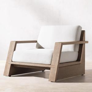 Sofá de Jardín de Una Plaza con Estructura de Aleación de Aluminio, Resistente al Agua, Muebles de Patio para Exteriores - Product Image 1