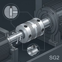 Vis de positionnement à verrouillage zéro noire usinée CNC, fournie directement par l'usine, pour encodeur de servomoteur et automatisation CNC