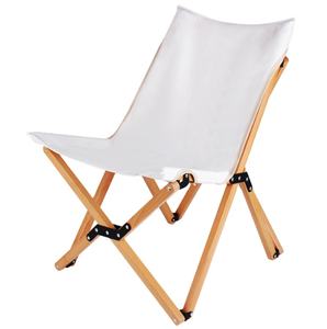 Silla Plegable de Lona para Exteriores de Buena Calidad, Silla Plegable de Madera Tipo Mariposa Portátil para Pesca, Picnic, Viajes y Camping - Product Image 2