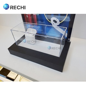 Rechi thiết kế Acrylic tai nghe bán lẻ POS hiển thị hộp Acrylic hiển thị hiển thị trường hợp cho Tai nghe không dây hiển thị hộp Đèn - Product Image 6