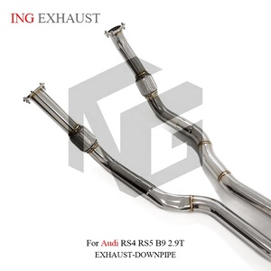 Système d'échappement avant en acier inoxydable Valvetronic Cat-Back pour <span class=keywords><strong>Audi</strong></span> RS4 <span class=keywords><strong>RS5</strong></span> B9 2.9T, vente directe d'usine ING - Product Image 6