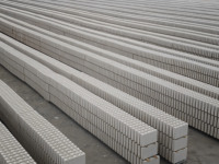Bloc de gypse massif 667x400x80mm, équipement automatique pour panneaux de plâtre 69kW, pour la production de briques creuses, pleines, de pavés et de briques autobloquantes en ciment et béton
