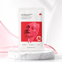 Fabricant de masques faciaux en marque privée, vente en gros de masques en hydrogel au collagène, soins de beauté, emballage personnalisé