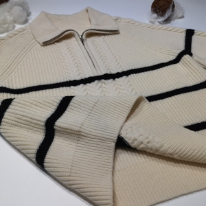 <span class=keywords><strong>Prix</strong></span> compétitif, bonne qualité, <span class=keywords><strong>pull</strong></span> en tricot pour femmes à col rabattu à manches longues pour l'hiver - Product Image 5