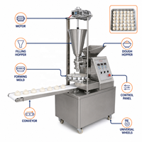 Machine automatique de fabrication de petits pains fourrés, machine à baozi commerciale, équipement de formage de pâte et de remplissage pour restaurant, cantine, usine alimentaire