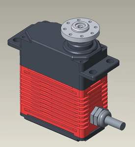 150kg 산업용 로봇 서보 모든 금속 12V 고전압 브러시리스 모터 방수 모터 RC 자동차 보트 무인 항공기 헬리콥터 - Product Image 5