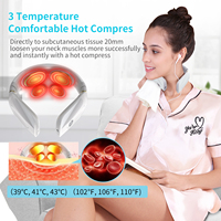 Masseur de cou portable intelligent sans fil à impulsions électriques pour la relaxation, certifié ISO13485